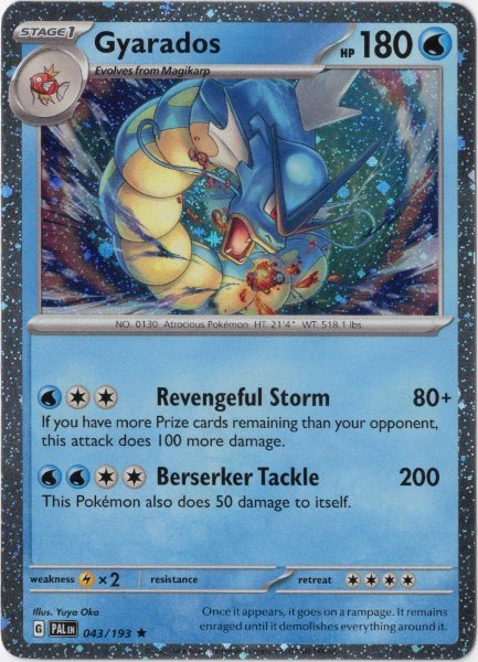 画像1: ギャラドス　海外版 英語版　ホロ プロモ　Gyarados - 043/193 - (1)