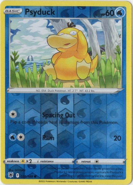 画像1: コダック　海外版 英語版　リバホロ　Psyduck - 028/189 - (1)