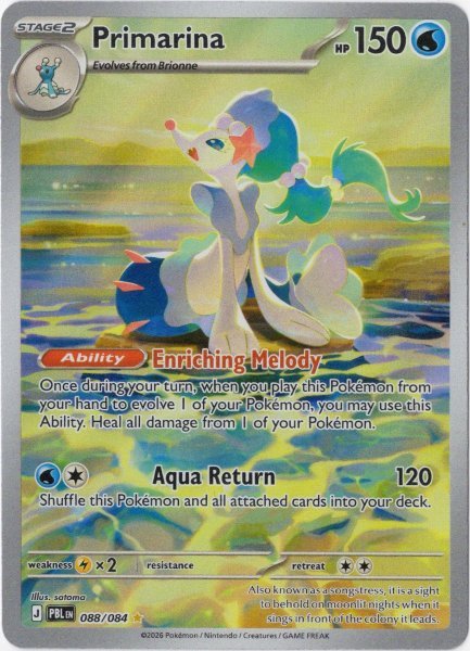 画像1: アシレーヌ　AR　海外版 英語版　Primarina - 088/084 - (1)