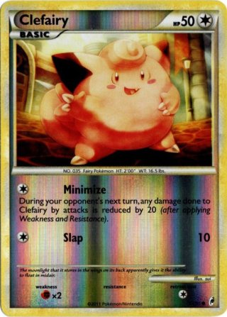 ピッピ 海外版 英語版 リバホロ Clefairy - 54/95 - 海外限定イラスト