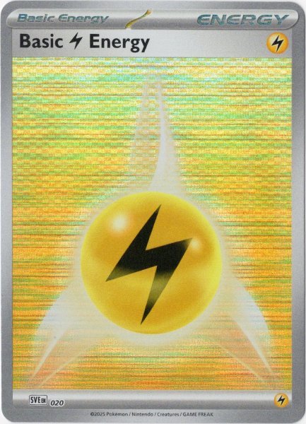 画像1: 基本雷エネルギー　海外版 英語版　Basic Lightning Energy - SVE020 - (1)