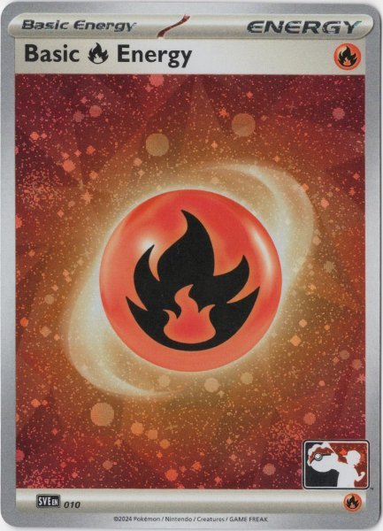 画像1: 基本炎エネルギー　海外版 英語版　Prize Pack　Basic Fire Energy - SVE010 - (1)
