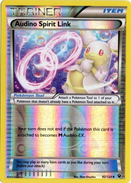 画像1: タブンネソウルリンク　海外版 英語版　リバホロ　Audino Spirit Link - 92/124 - (1)
