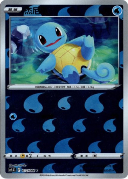 画像1: ゼニガメ　中国語(簡体字)版　リバホロ　海外限定イラスト (1)