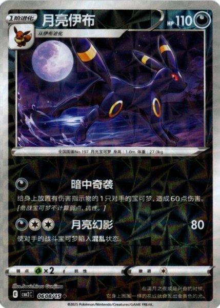 画像1: ブラッキー　中国語(簡体字)版　モザイクミラー　B (1)