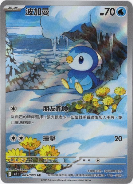 画像1: ポッチャマ　AR　中国語(繁体字)版　M2F 085/080 波加曼 (1)