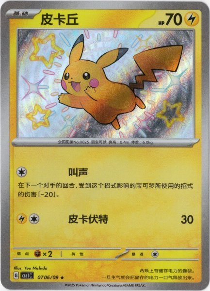 画像1: ピカチュウ　中国語(簡体字)版　色違い (1)