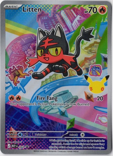 画像1: ニャビー　AR　海外版 英語版　30th プロモ　Litten - MEP044 - (1)