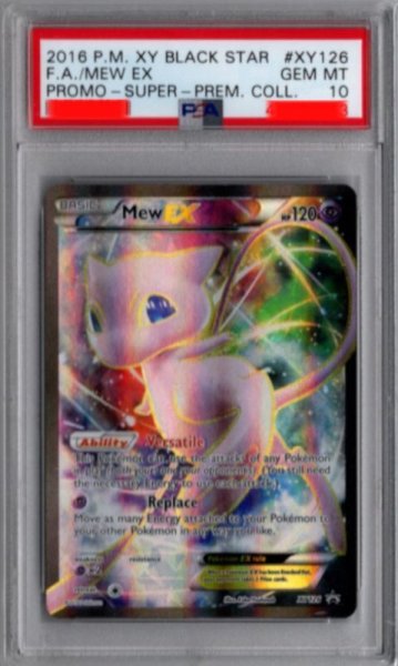 画像1: ミュウEX　SR　海外版 英語版　プロモ　Mew EX - XY126 -　PSA10 (1)