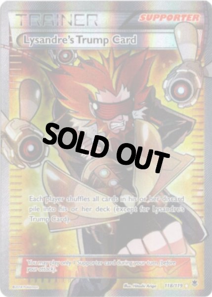 画像1: フラダリの奥の手　SR　海外版 英語版　Lysandre's Trump Card - 118/119 - (1)