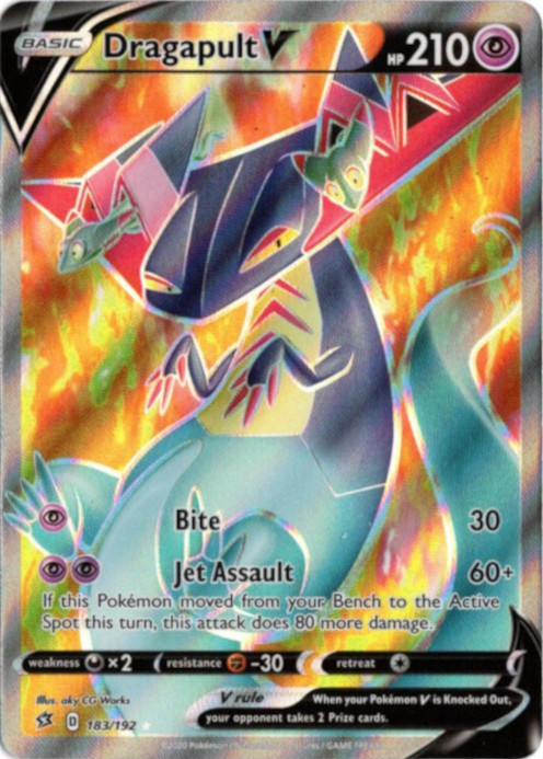 ドラパルトV SR 海外版 英語版 Dragapult V - 183/192 -【Card