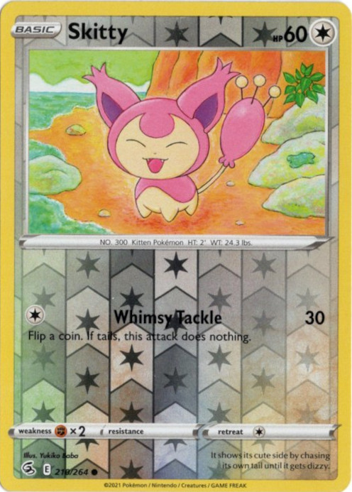 Pokemon Carta Singola – Skitty 210/264 – Espansione Fusion Strike