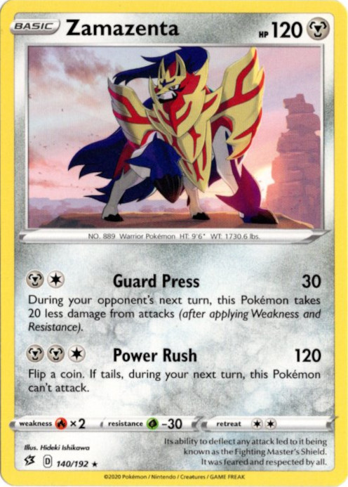 ザマゼンタ 海外版 英語版 Zamazenta - 140/192 -【Card Chicken】