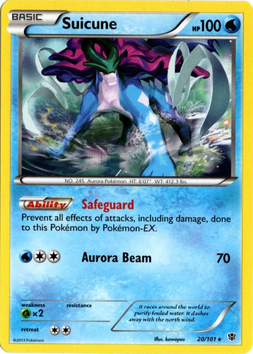 スイクン 海外版 英語版 Suicune - 20/101 -【Card Chicken】
